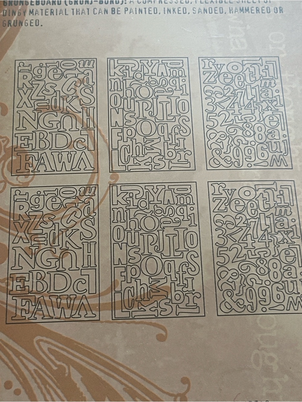 Tim Holtz Idea-ology Silver Alphabet Stickers - Metallic Letter Accents - Picture 3 of 5